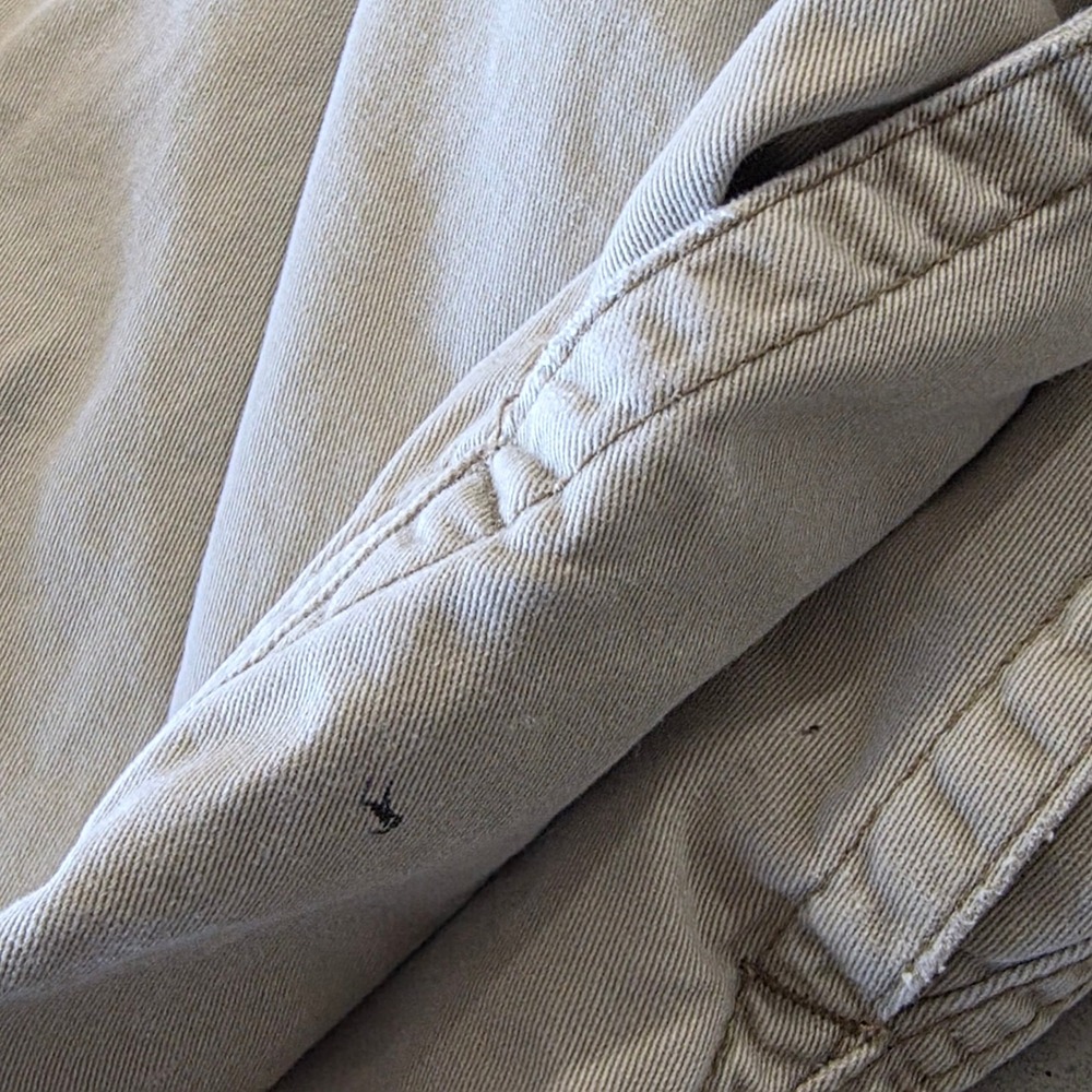 Lucky Brand 121 Heritage Slim Chino Pants Men 30x26 Tan Khaki Straight Leg Twill - Picture 11 of 12